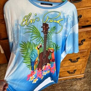 Elvis Presley Blue Graphic Tee